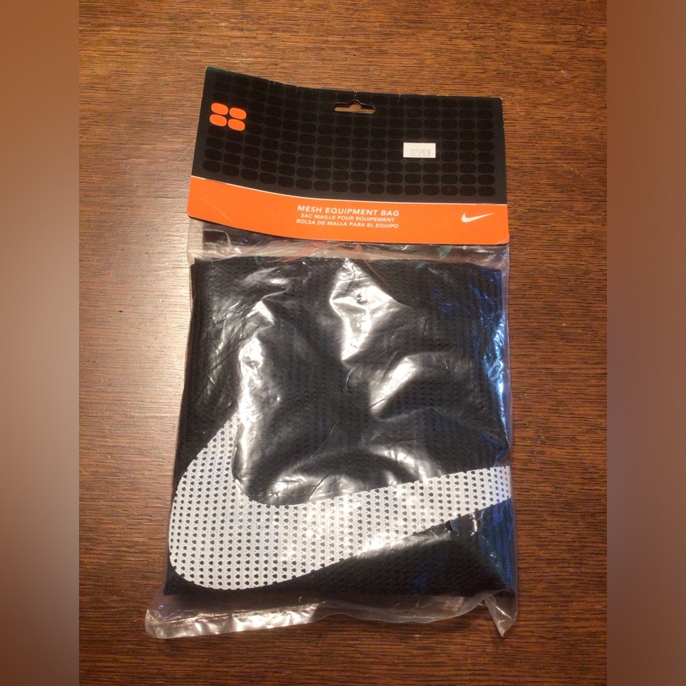 Nike Black Mesh Equipment Bag